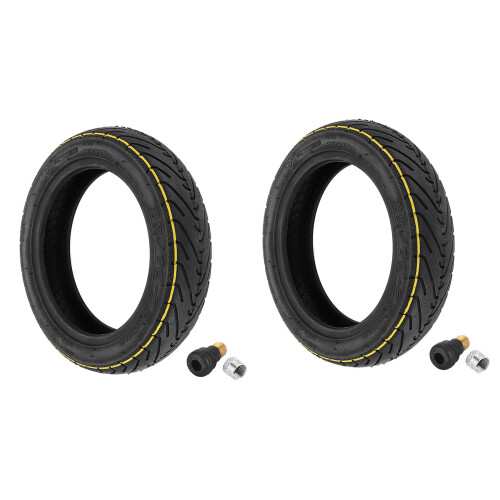 2X Pneu Sem Câmara de 10 Polegadas para Scooter Elétrico  Max G30 60 / 70-6.5 Pneu Dianteiro e Traseiro de PeçAs de ReposiçãO