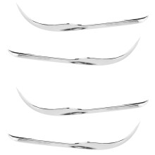 4x Coche Vista Posterior Trasera Protector de la Tira Protectora de la Moldura para Hr-V Hrv Vezel 2013-2018