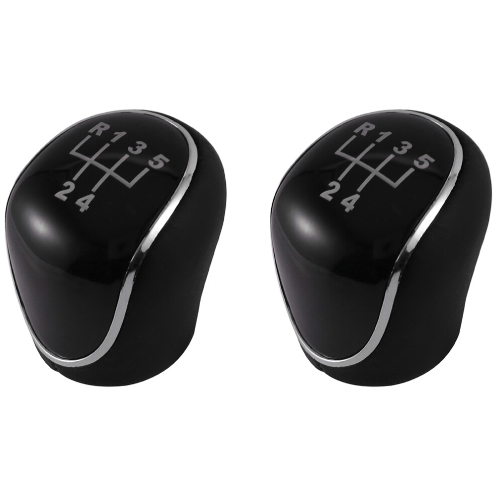 2X 5 Speed Manual Transmission Shift Knob Gear For Chevy Cruze 2008-2014 Black 6034026999172