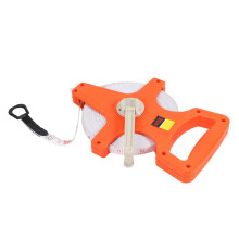 2Pc 30M/100Ft Meter Open Reel Fiberglass Tape Measure Inch Metric Scale Impact Resistant Plastic Measure Tools