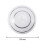 2 x Ceramic Door/Wardrobe/Cabinet/Cupboard Knob Handle Drawer White 7