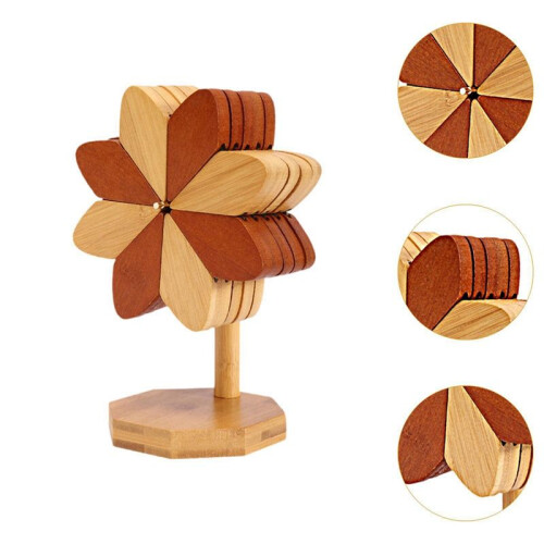 5-Piece Table Mat Set with Windmill Design Coasters for Dining Table 1