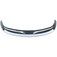 2X Motorcycle Chrome Rear Mud Flap Trailing Cover Mudguard Flare Trim Tip for 2007-2016 Flstf Softail