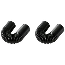 2pcs 2.5 Inch Car Adjustable High Flow Flexible Turbo Cold Air Intake System Hose Pipe Tube 63mm