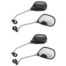 2 Pair Bike Mirror 360Rotation Back Rearview Mirror Wide Angle Handlebar Bicycle Cycling Mirror