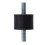 8 Pieces M10 Rubber  Double External Thread Rubber Anti-Vibration Vibration Isolator Durable 4