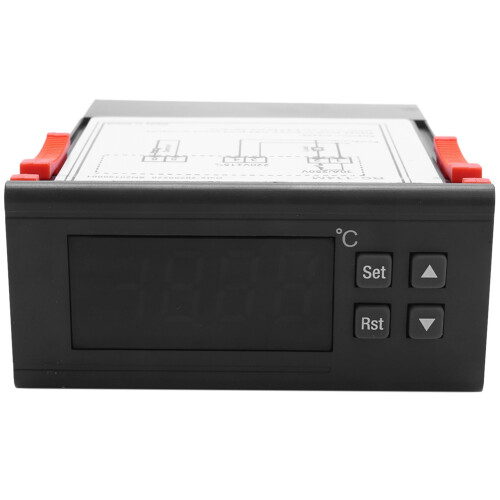 2X 220V/30A Digital Temperature Controller Rc-114M Thermostat Relay Output -30-300 Degree with Ntc Sensor