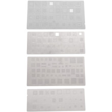 Stencil Universale BGA 8PZ per MTK MSM CPU RAM PM Power IC Reball Pin Modello di Calore Diretto