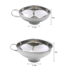 4 Pcs Set Funnel for Wide and Regular Jars Useful Stainless Steel Wide Mouth Canning Funnel Large Mouth Funnels