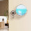 2pcs Bath Mirror Cosmetic Mirror 1X/3X Magnification Suction Cup Adjustable Makeup Mirror Double-Sided Bathroom Mirror 1