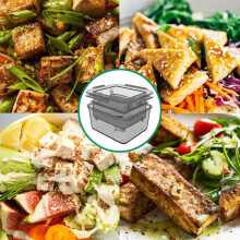 2X Tofu Press Tofu Drainer 3-Layer Tofu Press Built-in Drainage Water Removing Tool Dishwasher Safe Kitchen Cooking Tool