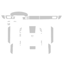 Anti-Scratch Sticker for Taycan 2020-2024 Gearbox Panel Navigation Screen Automotive Interior TPU Film Cover LHD