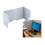 Desk Divider, Acoustic Privacy Screen for Desk, Folding Standing Panel, Classroom and Office 1