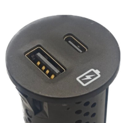 For  Mondeo  Taurus  Focus Type C USB Cigarette Fast Charging Port Without Backlight