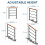 Handrail Stair Railing 1-3 Steps Handrail Outdoor Deck Hand Rail 7