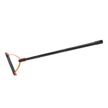 Manual Grass Trimmer with Serrated Dual Metal Blades, Long Handle Weed Cutter for Lawn and Garden
