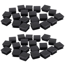40 StüCk Kunststoff Vierkant-Blindstopfen Endkappen RohreinsäTze 25Mm X 25Mm