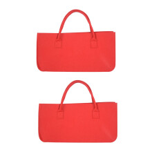 2X  Purse,  Storage Bag Large Capacity Casual Shopping Bag - Red