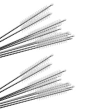 20pcs Nylon Straw Cleaners Cleaning Brush Drinking Pipe Cleaners Stainless Steel Glass