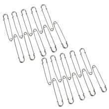 20 PCS 4 Inch Large Metal Safety Pin-- and Strong Enough to Hold Heavy-Weight Fabrics and Materials Canvas