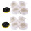 10Pcs Polisher/Buffer kit Soft Wool Bonnet Pad White:4 inch 1