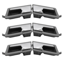 6x Car Interior Chrome Left/Right Inner Door Handle Replacement for  T4 1990-2003 Car Accessories