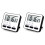 2X Kitchen Timer Count Down Count ,Multifunctional Alarm Clock,Desk Clock,Black 1