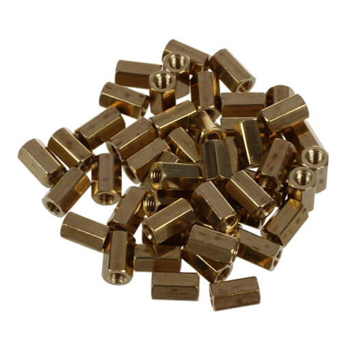 150X Metall Hex M3 Innengewinde Standoff PCB Spacer 8mm Koerper 1