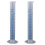 2X Measuring Cylinder Plastic Graduated Tube Tool for Lab(100Ml) 1