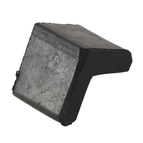 Rubber L Shaped Angle Iron Foot Pads Covers 20 Pcs Black