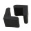 Rubber L Shaped Angle Iron Foot Pads Covers 20 Pcs Black 6