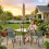 Outsunny Outsunny 4 Seater Rattan Dining Set with Parasol, Light Grey 9