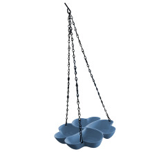 Weatherproof Outdoor Bird Feeder Heavy Duty Plastic-Blue