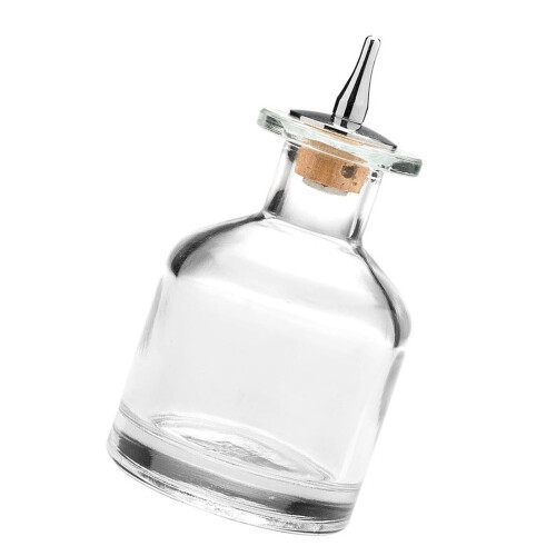 Handcrafted Japanese Pattern Glass Beverage-Round belly bottle