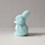 Short Pile Moss Rabbit Figurine Decorative Ornament-Green 6