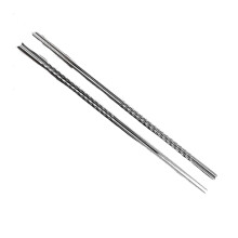 2Pairs Long Stainless Steel Chopsticks For Cooking And Dining