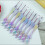 Crochet Hook Set Acrylic Materials Ergonomic Large Handle For 5