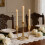 Elegant 3 Arm Iron Taper Candle Holders For Dining Table-Black 3