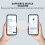 4-Pack  GPS Tracker for Android Tag Work with  Find App Key Finder Bike Pets  Tag 3