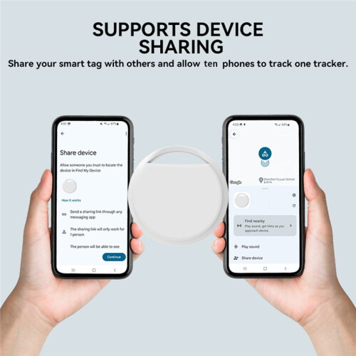 4-Pack  GPS Tracker for Android Tag Work with  Find App Key Finder Bike Pets  Tag 2