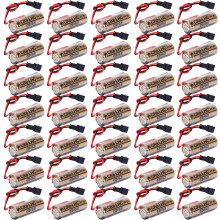 35 Pack CR8.LHC 3V 2600mAh Lithium PLC Backup Battery with Black Plug for Fuji FDK Controllers