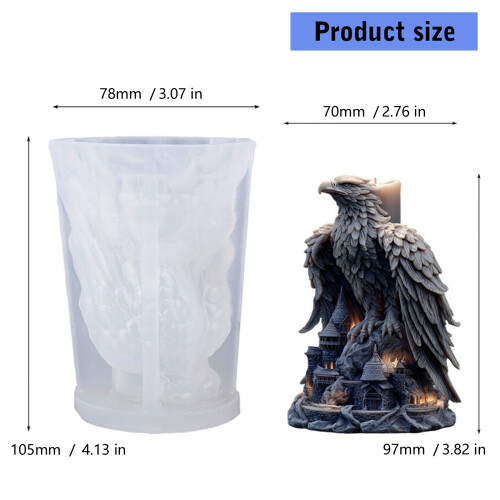 Fantasy Silicone Mould Ideal For Making Decorative Candle 2