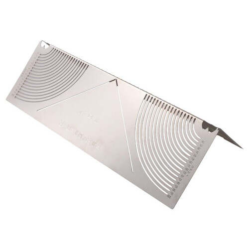 Precise-Flex Angle Arc Marking Tool for 20-100MM Square-Pipe Metal Pipe Saddle Cutting Guide Pipefitter Measuring Tool