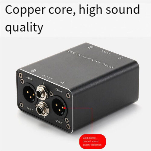 Isolatore Audio Professionale XLR A Doppio Canale 1