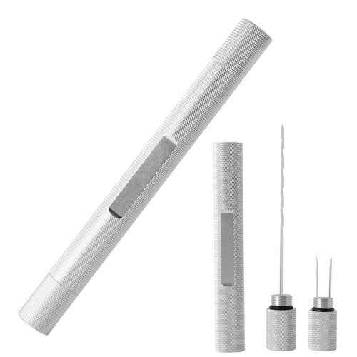 Punch Tool Set,Ventilator Needle,Draw Enhancer Tool Needle Silver 2