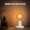 2pcs Polished Metal Desktop/Hanging Light Bulb Socket E26/E27 Lamp Base,Screw Light Bulb Extension Socket US Plug White 4