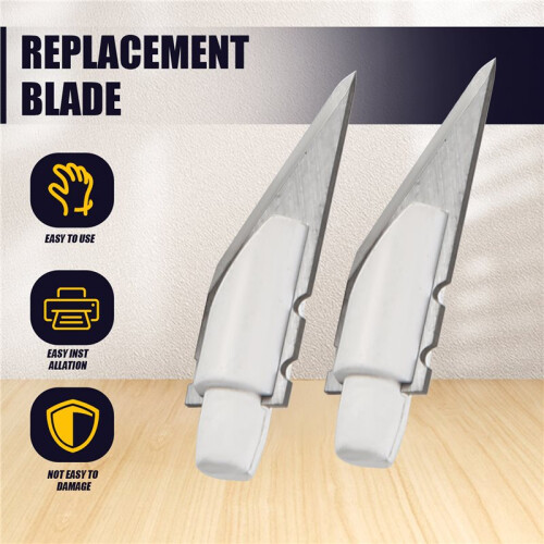 Replacement Knife Blade 2pcs, Hard & Durable Cutting Blade, Cuts Thick & Denser Materials for  Maker Machine 1