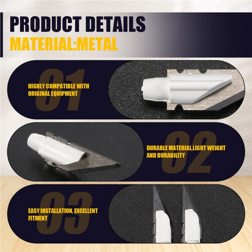 Replacement Knife Blade 2pcs, Hard & Durable Cutting Blade, Cuts Thick & Denser Materials for  Maker Machine
