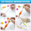 20 Pieces Beadable Keychains Bars - Diy Golden & Silver Beadable Keychains Bulk -Beaded Keychain Making Kit 3