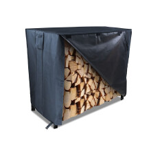Firewood Rack Cover 4FT Outdoor Heavy Duty Waterproof 600D Polyester with PVC Coating